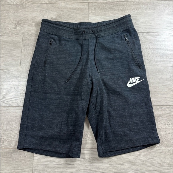 Nike NSW AV15 Advanced Knit Shorts In Black 837014-010 - Picture 3 of 12